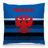 Заказать подушку в Москве. Подушка 40x40 см с полной запечаткой Russia от THE_NISE  - готовые дизайны и нанесение принтов.
