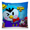 Заказать подушку в Москве. Подушка 40x40 см с полной запечаткой BRAWL STARS MR.P от geekbox - готовые дизайны и нанесение принтов.
