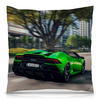 Заказать подушку в Москве. Подушка 40x40 см с полной запечаткой Lamborghini от THE_NISE  - готовые дизайны и нанесение принтов.