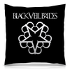 Заказать подушку в Москве. Подушка 40x40 см с полной запечаткой Black Veil Brides  от geekbox - готовые дизайны и нанесение принтов.