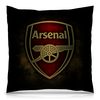 Заказать подушку в Москве. Подушка 40x40 см с полной запечаткой Arsenal от geekbox - готовые дизайны и нанесение принтов.