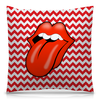 Заказать подушку в Москве. Подушка 40x40 см с полной запечаткой The Rolling Stones от Jimmy Flash - готовые дизайны и нанесение принтов.
