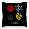 Заказать подушку в Москве. Подушка 40x40 см с полной запечаткой RWBY  от geekbox - готовые дизайны и нанесение принтов.