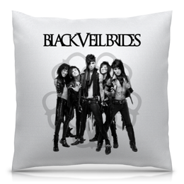 Заказать подушку в Москве. Подушка 40x40 см с полной запечаткой Black Veil Brides от geekbox - готовые дизайны и нанесение принтов.