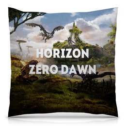 Заказать подушку в Москве. Подушка 40x40 см с полной запечаткой Horizon Zero Dawn от THE_NISE  - готовые дизайны и нанесение принтов.