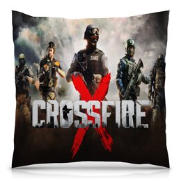 Заказать подушку в Москве. Подушка 40x40 см с полной запечаткой Crossfirex от THE_NISE  - готовые дизайны и нанесение принтов.