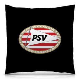 Заказать подушку в Москве. Подушка 40x40 см с полной запечаткой PSV FC от THE_NISE  - готовые дизайны и нанесение принтов.