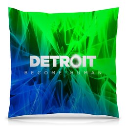 Заказать подушку в Москве. Подушка 40x40 см с полной запечаткой Detroit от THE_NISE  - готовые дизайны и нанесение принтов.