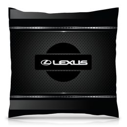 Заказать подушку в Москве. Подушка 40x40 см с полной запечаткой Lexus от THE_NISE  - готовые дизайны и нанесение принтов.
