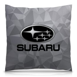 Заказать подушку в Москве. Подушка 40x40 см с полной запечаткой Subaru от THE_NISE  - готовые дизайны и нанесение принтов.