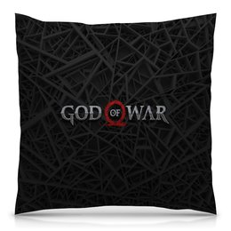 Заказать подушку в Москве. Подушка 40x40 см с полной запечаткой God of War от THE_NISE  - готовые дизайны и нанесение принтов.