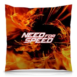 Заказать подушку в Москве. Подушка 40x40 см с полной запечаткой Need for Speed от THE_NISE  - готовые дизайны и нанесение принтов.