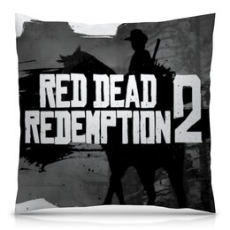 Заказать подушку в Москве. Подушка 40x40 см с полной запечаткой Red Dead Redemption от THE_NISE  - готовые дизайны и нанесение принтов.