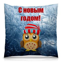 Заказать подушку в Москве. Подушка 40x40 см с полной запечаткой Новый год от THE_NISE  - готовые дизайны и нанесение принтов.