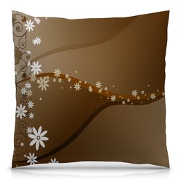 Заказать подушку в Москве. Подушка 40x40 см с полной запечаткой цветы от THE_NISE  - готовые дизайны и нанесение принтов.