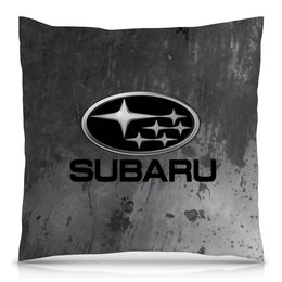 Заказать подушку в Москве. Подушка 40x40 см с полной запечаткой Subaru от THE_NISE  - готовые дизайны и нанесение принтов.