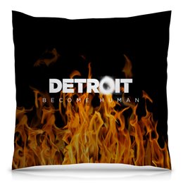 Заказать подушку в Москве. Подушка 40x40 см с полной запечаткой Detroit Become Human от THE_NISE  - готовые дизайны и нанесение принтов.