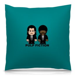 Заказать подушку в Москве. Подушка 40x40 см с полной запечаткой Pulp Fiction от Аня Лукьянова - готовые дизайны и нанесение принтов.