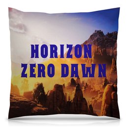 Заказать подушку в Москве. Подушка 40x40 см с полной запечаткой Horizon Zero Dawn от THE_NISE  - готовые дизайны и нанесение принтов.