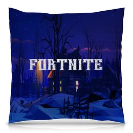 Заказать подушку в Москве. Подушка 40x40 см с полной запечаткой Fortnite от THE_NISE  - готовые дизайны и нанесение принтов.