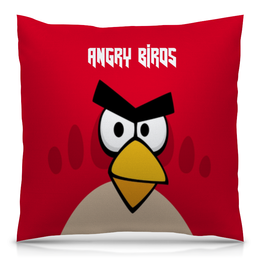 Заказать подушку в Москве. Подушка 40x40 см с полной запечаткой Angry Birds (Terence) от Аня Лукьянова - готовые дизайны и нанесение принтов.