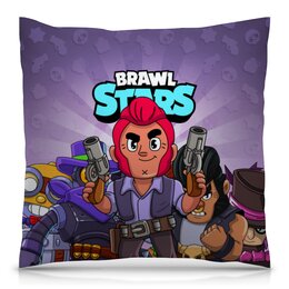 Заказать подушку в Москве. Подушка 40x40 см с полной запечаткой BRAWL STARS COLT от geekbox - готовые дизайны и нанесение принтов.