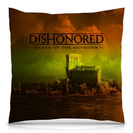 Заказать подушку в Москве. Подушка 40x40 см с полной запечаткой Dishonored от THE_NISE  - готовые дизайны и нанесение принтов.