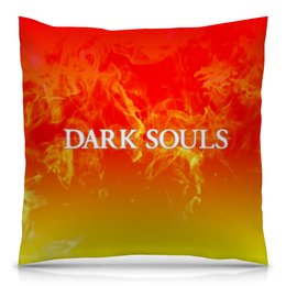 Заказать подушку в Москве. Подушка 40x40 см с полной запечаткой Dark Souls от THE_NISE  - готовые дизайны и нанесение принтов.