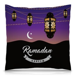 Заказать подушку в Москве. Подушка 40x40 см с полной запечаткой Ramadan от THE_NISE  - готовые дизайны и нанесение принтов.