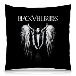 Заказать подушку в Москве. Подушка 40x40 см с полной запечаткой Black Veil Brides от geekbox - готовые дизайны и нанесение принтов.