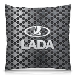 Заказать подушку в Москве. Подушка 40x40 см с полной запечаткой авто Lada от THE_NISE  - готовые дизайны и нанесение принтов.