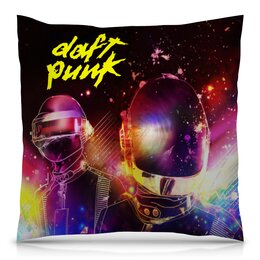 Заказать подушку в Москве. Подушка 40x40 см с полной запечаткой Daft Punk от THE_NISE  - готовые дизайны и нанесение принтов.