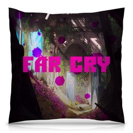 Заказать подушку в Москве. Подушка 40x40 см с полной запечаткой Far Cry от THE_NISE  - готовые дизайны и нанесение принтов.