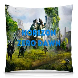 Заказать подушку в Москве. Подушка 40x40 см с полной запечаткой Horizon Zero Dawn от THE_NISE  - готовые дизайны и нанесение принтов.