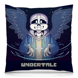 Заказать подушку в Москве. Подушка 40x40 см с полной запечаткой UNDERTALE от robus - готовые дизайны и нанесение принтов.