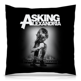 Заказать подушку в Москве. Подушка 40x40 см с полной запечаткой Asking Alexandria от geekbox - готовые дизайны и нанесение принтов.