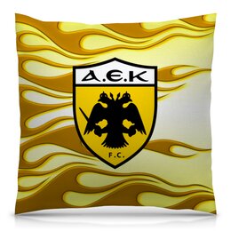 Заказать подушку в Москве. Подушка 40x40 см с полной запечаткой AEK FC от THE_NISE  - готовые дизайны и нанесение принтов.