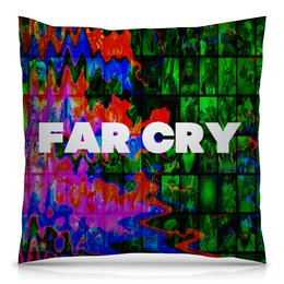Заказать подушку в Москве. Подушка 40x40 см с полной запечаткой Far Cry от THE_NISE  - готовые дизайны и нанесение принтов.