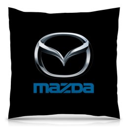 Заказать подушку в Москве. Подушка 40x40 см с полной запечаткой MAZDA от DESIGNER   - готовые дизайны и нанесение принтов.