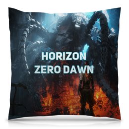 Заказать подушку в Москве. Подушка 40x40 см с полной запечаткой Horizon Zero Dawn от THE_NISE  - готовые дизайны и нанесение принтов.