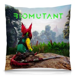 Заказать подушку в Москве. Подушка 40x40 см с полной запечаткой Biomutant от THE_NISE  - готовые дизайны и нанесение принтов.