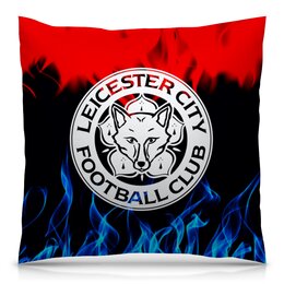 Заказать подушку в Москве. Подушка 40x40 см с полной запечаткой Leicester City от THE_NISE  - готовые дизайны и нанесение принтов.