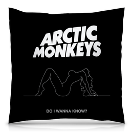 Заказать подушку в Москве. Подушка 40x40 см с полной запечаткой Arctic Monkeys от geekbox - готовые дизайны и нанесение принтов.