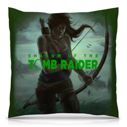 Заказать подушку в Москве. Подушка 40x40 см с полной запечаткой Tomb Raider от THE_NISE  - готовые дизайны и нанесение принтов.