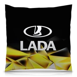 Заказать подушку в Москве. Подушка 40x40 см с полной запечаткой Авто Lada от THE_NISE  - готовые дизайны и нанесение принтов.