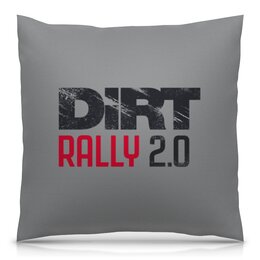 Заказать подушку в Москве. Подушка 40x40 см с полной запечаткой DiRT Rally от THE_NISE  - готовые дизайны и нанесение принтов.