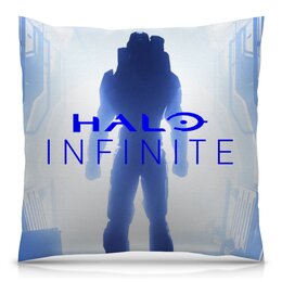 Заказать подушку в Москве. Подушка 40x40 см с полной запечаткой Halo Infinite от THE_NISE  - готовые дизайны и нанесение принтов.
