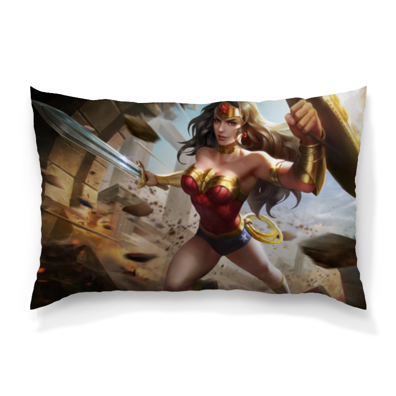 Printio Подушка 60x40 см с полной запечаткой Чудо-женщина / wonder woman printio подушка 60x40 см с полной запечаткой чудо женщина