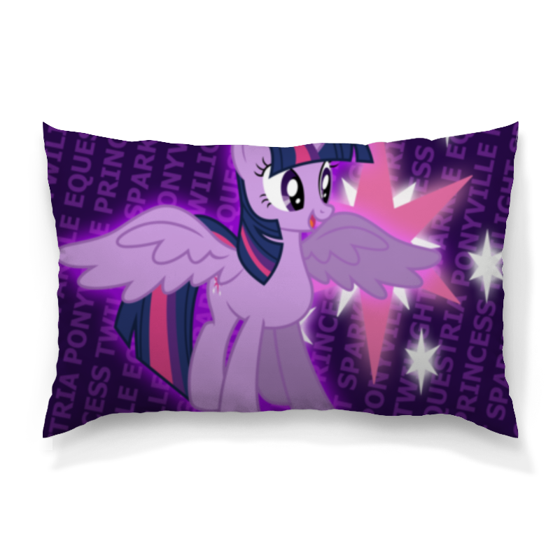 Printio Подушка 60x40 см с полной запечаткой Princess twilight sparkle