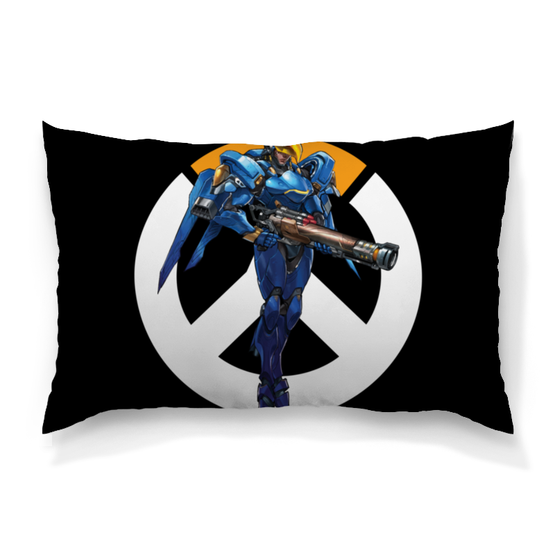 Printio Подушка 60x40 см с полной запечаткой Pharah overwatch / фарра овервотч